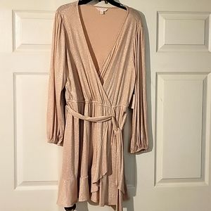 NWT Lauren Conrad pink sparkly dress